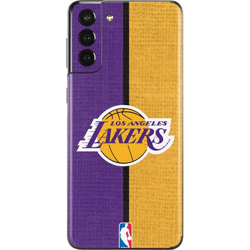 NBA Los Angeles Lakers Canvas Galaxy S21 Plus 5G Skin